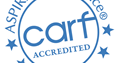 CARF Blue and White Logo